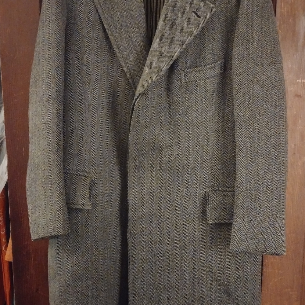 Men's small vintage Chip's wool overcoat